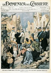 Italien, Mailand, König von Italien besucht Reggio Calabria