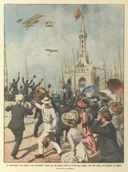 Das Wunder des Tages, zwei Flugzeuge fliegen zum ersten Mal über die höchste Spitze