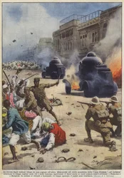 Der Aufstand der Indianer breitet sich von einer Region zur anderen aus