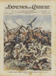 Die blutige Schlacht von Yen-tai, eine Episode zwischen russischen und japanischen Soldaten im Nahkampf