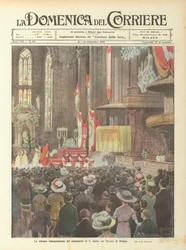 Die feierliche Eröffnung des hundertjährigen Jubiläums von S. Carlo im Dom von Mailand