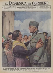 Die triumphale Woche des Duce in Sardinien