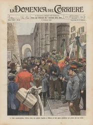 Die charakteristischen Feste, das Ölangebot der öffentlichen Träger von Mailand an ihren Heiligen