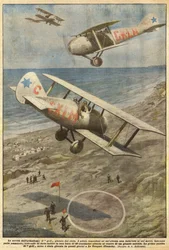 Die Neuheiten der Luftfahrt, Golf gespielt vom Himmel