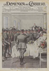 Ehre den Tapferen, die Verleihung der Silbermedaille an den Freiwilligen Meregalli