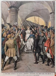 Aufführung der Oper Germania von Alberto Franchetti (1860-1942) im Teatro alla Scala in Mailand im Jahr 1902