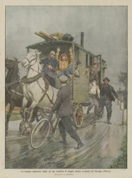 Ein elfjähriger Junge von einer Gruppe Zigeuner bei Cernusco sul Naviglio (Mailand) entführt