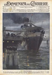 Ein Zusammenstoß in der Lagune