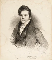 Porträt des Komponisten Auguste-Mathieu Panseron 1796-1859, 1832