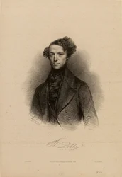 Porträt des Komponisten Theodor Döhler 1814-1856