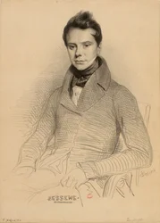 Porträt des Geigers und Komponisten Antoine Bessems 1806-1868, 1832