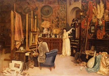 Das Atelier des Künstlers