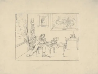 Schreiben der Emanzipationsproklamation aus Confederate War Etchings, 1861-63