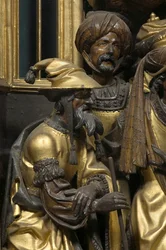 Anbetung der Könige, Detail