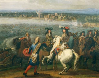 Ludwig XIV. zu Pferd, Detail seit dem Rheinübergang 1672