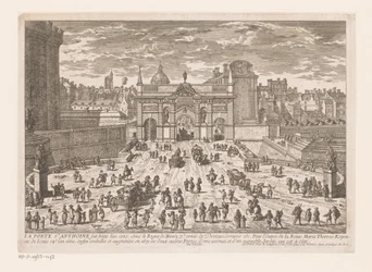 Ansicht der Porte Saint-Antoine