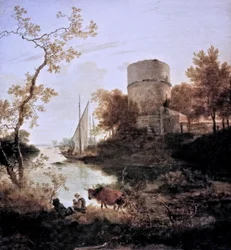 Turm an der Küste