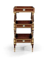 Später Louis XVI Ormolu und Kameo-montierter Tisch aus Eibenholz und Mahagoni