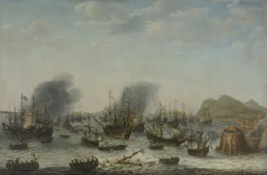 Seeschlacht bei Gibraltar am 25. April 1607