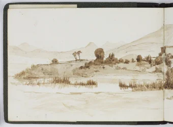Skizzenbuch mit Aquarellen, Zeichnungen und Notizen, Mexiko, 1896-1898