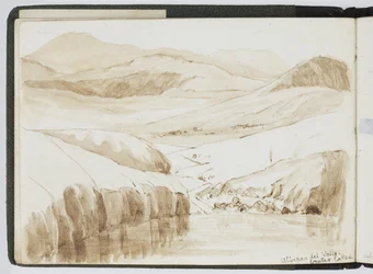 Skizzenbuch mit Aquarellen, Zeichnungen und Notizen, Mexiko, 1896-1898