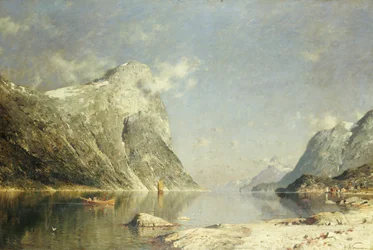 Eine Fjordszene