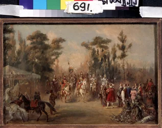 Die Jagd des Zaren im 16. Jahrhundert