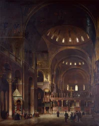 Das Innere von St. Markus, Venedig
