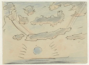Wolkenstudie mit Sonne