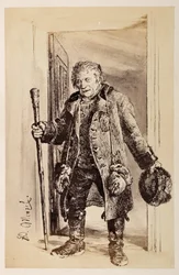 Der Büttel, zu Heinrich von Kleist „Der zerbrochene Krug“