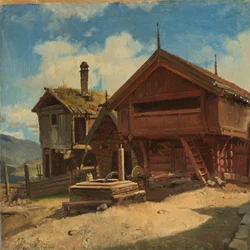 Der Bauernhof Gulsvik in Hallingdal