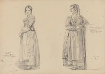 Zwei stehende Frauen