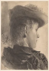 Büste einer Frau, von hinten gesehen, 1893
