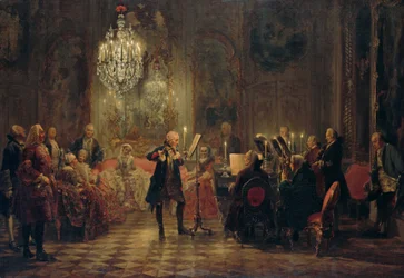 Flötenkonzert Friedrichs des Großen in Sanssouci
