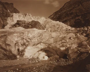 Schweiz. Grindelwald, Oberer Gletscher, Quelle der Lütschine, 1875-1877