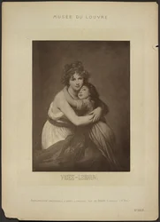 Die Künstlerin und ihre Tochter, von Vigee-Lebrun, Musée du Louvre