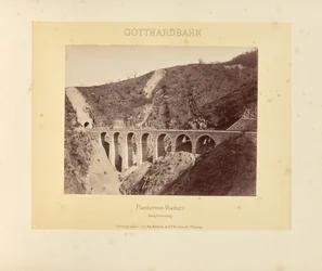 Gotthardbahn: Piantorino-Viadukt (Nach Vollendung)