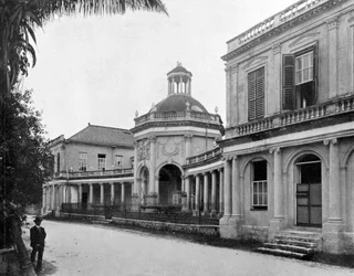 Rodneys Denkmal, Spanish Town, Jamaika, um 1905