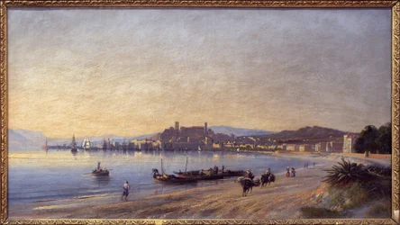 Panorama von Cannes vom Ufer aus
