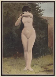 Überraschte Frau