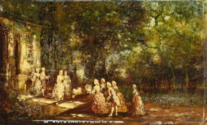 Ein Besuch bei der Prinzessin, ca. 1860