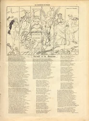 Der französische Kurier, Satirisch in Schwarz-Weiß