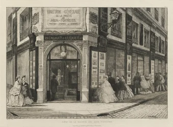Hauptquartier der Société des Aqua-Fortistes, 1864