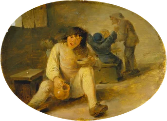 Betrunkener Bauer
