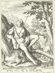 Johannes der Täufer in der Wüste