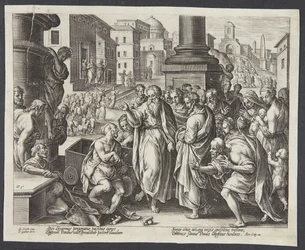 St. Paulus heilt einen Gelähmten in Lystra
