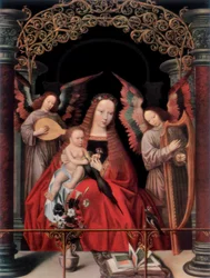 Die Madonna und das Kind mit Engeln, 1927