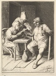 Singendes Paar und Violine, 1610-85