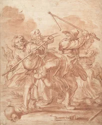 Kämpfende Bauern, 1600-62
