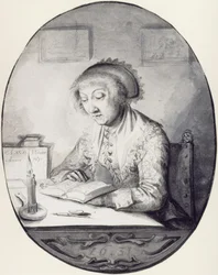 Lesende Frau